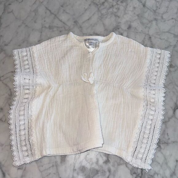 Miniclasix Gauze Poncho Swimsuit Coverup 3/6M - Picture 2 of 6